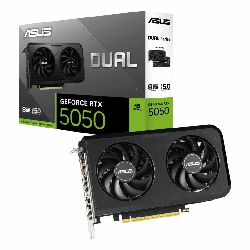 کارت گرافیک ایسوس مدل Dual RTX 5050 OC GDDR6 حافظه 8 گیگابایت