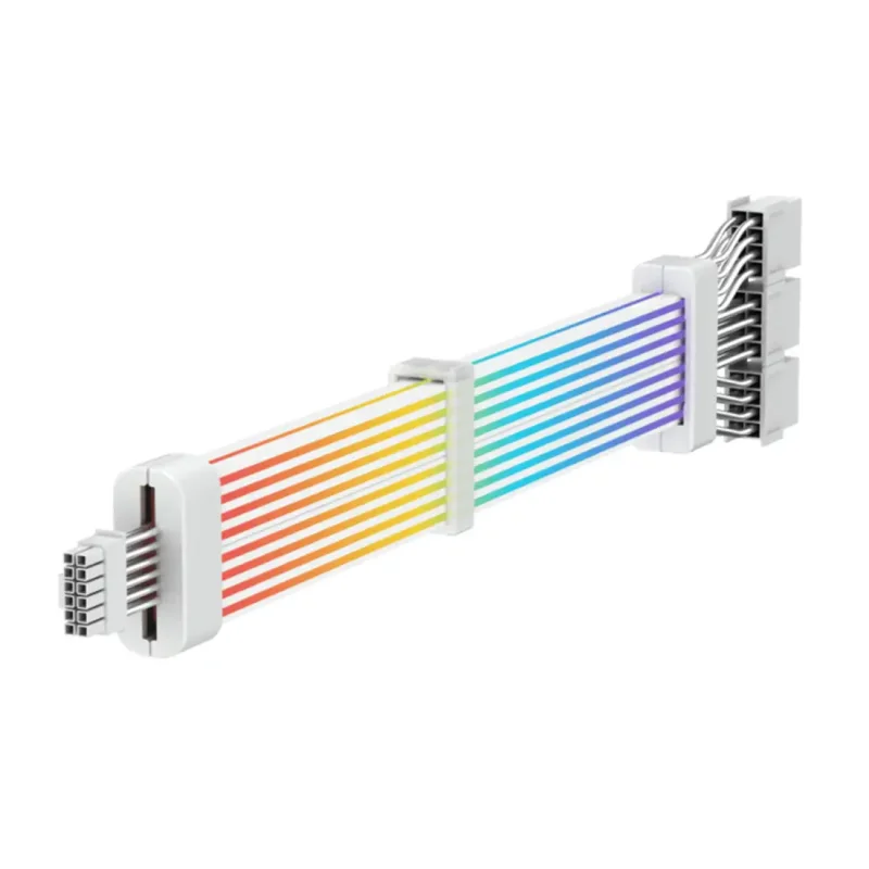کابل اسلیو گرافیک/پردازنده گیم مکس 2x8pin سفید