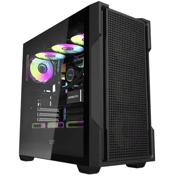 کیس کامپیوتر دارک فلش مدل DS900 Mesh  مشکی