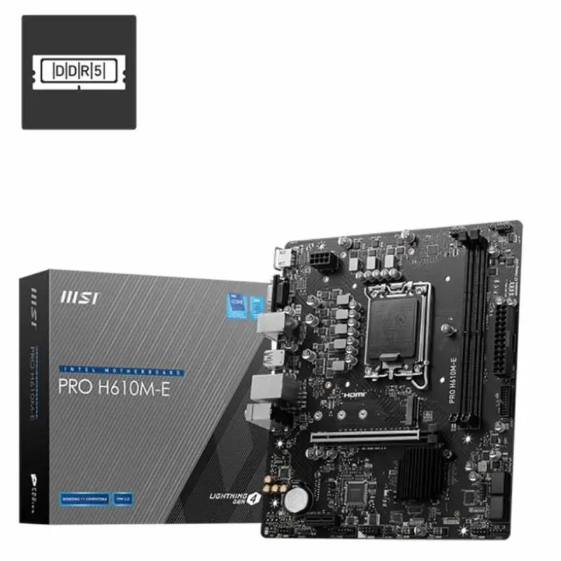 مادربرد ام اس آی مدل PRO H610M-E DDR5