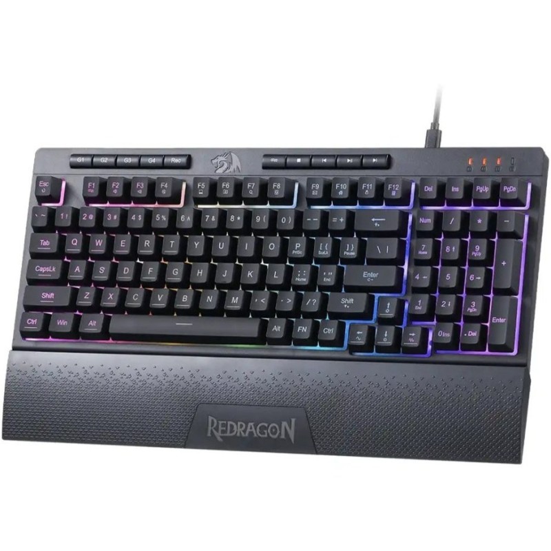 کیبورد گیمینگ ردراگون مدل K515 SHIVA با سیم RGB