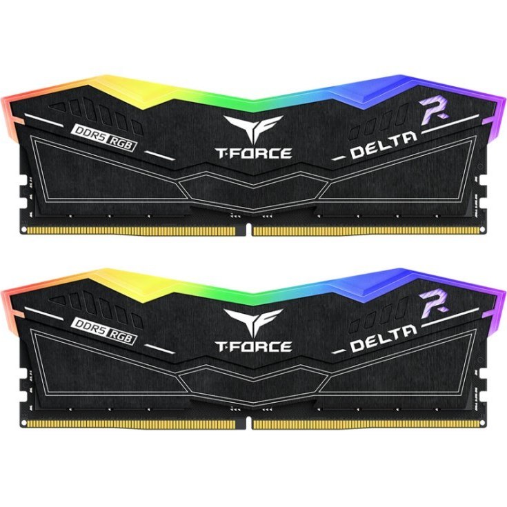 رم DDR5 تیم گروپ 6000 مگاهرتز مدل T-Force Delta RGB  ظرفیت 32 گیگابایت