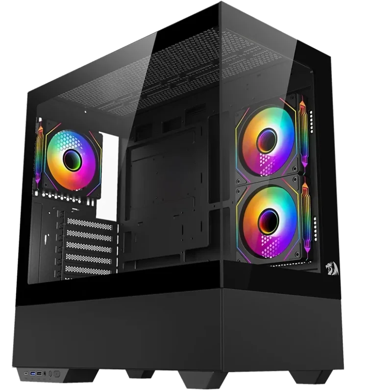 کیس کامپیوتر ردراگون مدل Reflect CA-607 ARGB Mid Tower مشکی