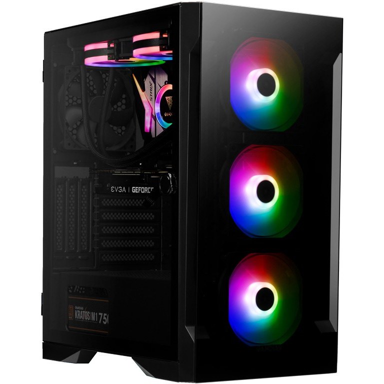 کیس کامپیوتر گیم دیاس Talos E2 Elite RGB Mid Tower مشکی