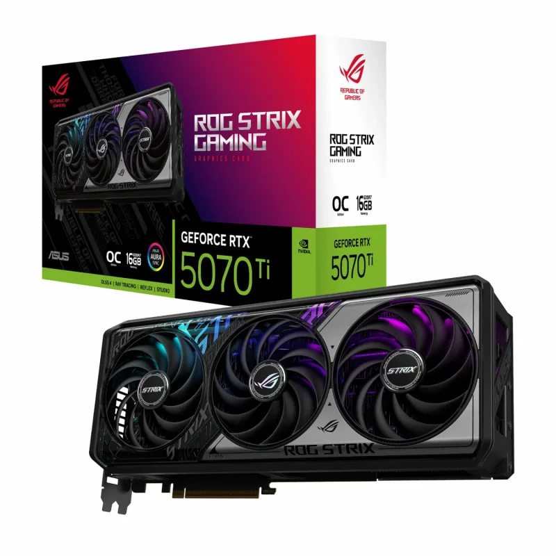 کارت گرافیک  ایسوس مدل ASUS ROG STRIX RTX 5070 Ti OC 16G