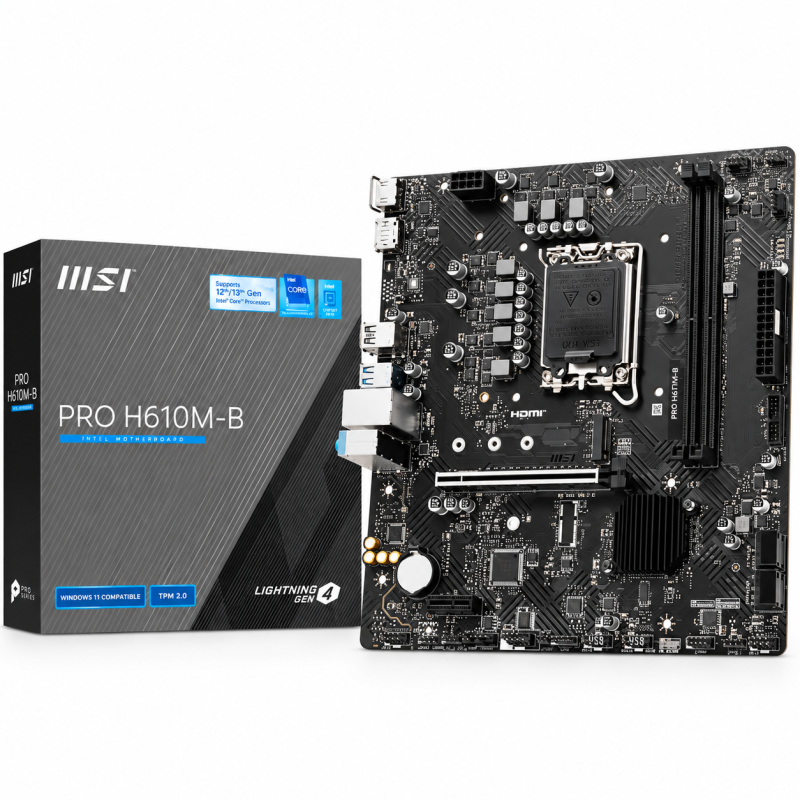 مادربرد ام اس آی مدل  PRO H610M-B DDR5