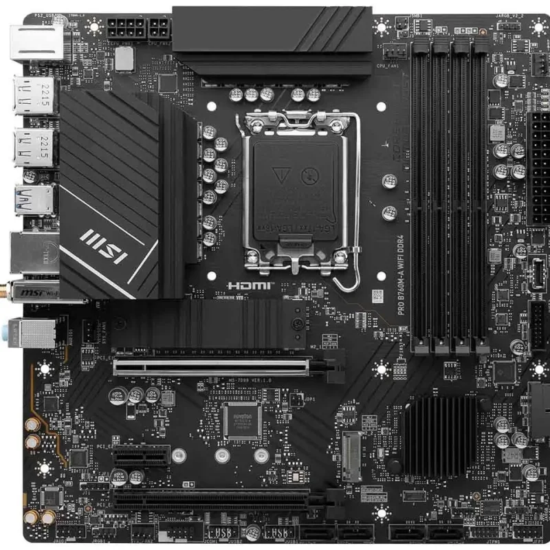 مادربرد ام اس آی مدل MSI PRO B760M-A WIFI DDR4