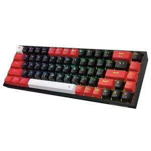 کیبورد مکانیکی ردراگون مدل Redragon Fizz K617R RGB سوئیچ آبی