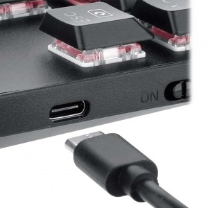 کیبورد مکانیکی ردراگون مدل Redragon Vishnu K596 Pro RGB سوئیچ قرمز
