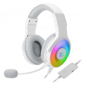 هدست گیمینگ با سیم ردراگون مدل Redragon H350 Pandora RGB سفید