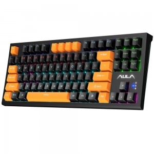 کیبورد گیمینگ سیم‌دار مکانیکال آئولا مدل AULA Wind F3032 سوئیچ قرمز