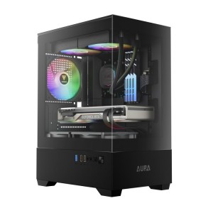 کیس گیم دیاس AURA GC9M BLACK ARGB