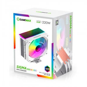 خنک کننده پردازنده گیم مکس Sigma 550 Infinity White
