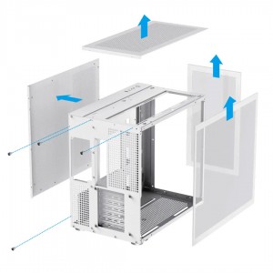 کیس کامپیوتر گیم مکس Infinity Mid Tower سفید