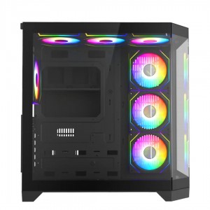 کیس کامپیوتر گیم‌ مکس Hype-A ARGB Mid Tower مشکی
