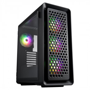کیس کامپیوتر اف اس پی CUT 593P RGB Mid Tower مشکی