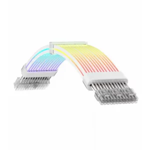 کابل توسعه  GAMEMAX VGA 3x8pin - White