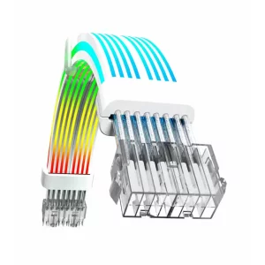 کابل توسعه GAMEMAX VGA/CPU 2x8pin - White