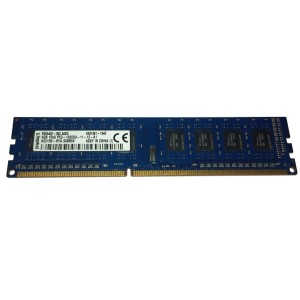 رم کامپیوتر DDR3 ظرفیت 4 گیگابایت با فرکانس ۱۶۰۰ مگاهرتز(کارکرده)