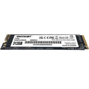 حافظه اس اس دی اینترنال پتریوت مدل P320 M.2 2280 NVME ظرفیت 512 گیگابایت