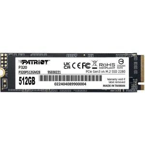 حافظه اس اس دی اینترنال پتریوت مدل P320 M.2 2280 NVME ظرفیت 512 گیگابایت