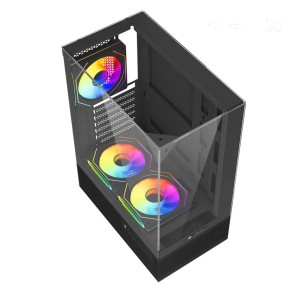 کیس کامپیوتر لاجیکی C293B ARGB Mid Tower مشکی