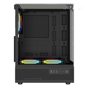 کیس کامپیوتر لاجیکی C293B ARGB Mid Tower مشکی