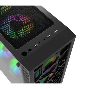 کیس کامپیوتر تویستد مایندز  Twisted Minds 03 Spider Black