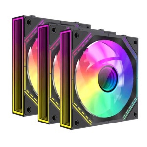 فن کیس گیمینگ گیم مکس GAMEMAX FN12A S3I Black بسته 3 عددی