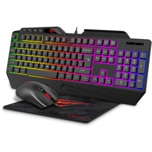 ست ماوس و کیبورد پد موس گیمینگ هویت مدل KB889CM