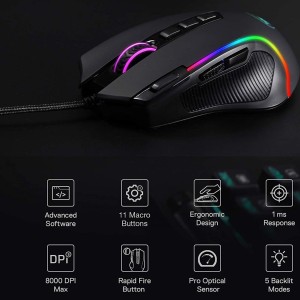 ماوس گیمینگ بی‌سیم ردراگون مدل M656 Gainer