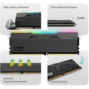 رم کلو DDR5 ظرفیت 32 گیگابایت 6400 مگاهرتز مدل Cras V RGB  CL30