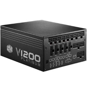 منبع تغذیه کامپیوتر کولر مستر V1200 80 Plus Platinum توان 1200 وات استوک