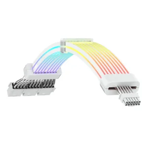 کابل اسلیو گرافیک/پردازنده گیم مکس 2x8pin سفید