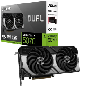 کارت گرافیک ایسوس Dual RTX 5070 OC حافظه 12 گیگابایت