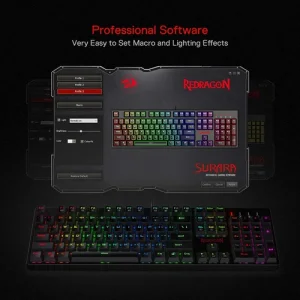 کیبورد گیمینگ ردراگون مدل K515 SHIVA با سیم RGB