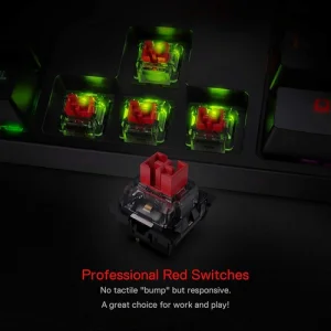 کیبورد گیمینگ ردراگون مدل K515 SHIVA با سیم RGB