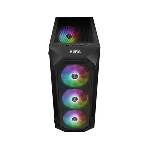 کیس کامپیوتر گیم دیاس Aura GC1 ARGB Mid Tower مشکی