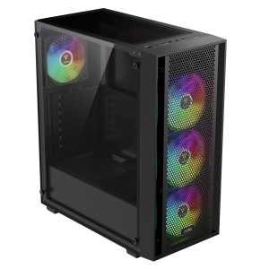 کیس کامپیوتر گیم دیاس مدل Aura GC1 Elite ARGB Mid Tower سفید