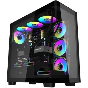 کیس کامپیوتر دارک فلش مدل DS900G ARGB Mid Tower مشکی