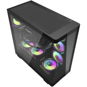 کیس کامپیوتر گیم دیاس مدل Aura GC1 Elite ARGB Mid Tower سفید