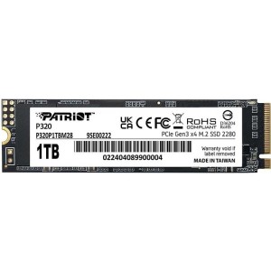 حافظه اس اس دی  Patriot P320 M.2 2280 NVMe  ظرفیت 1 ترابایت