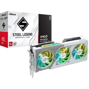 کارت گرافیکASROCK مدل STEEL LEGEND  RX 9060 XT OC حافظه 16 گیگابایت