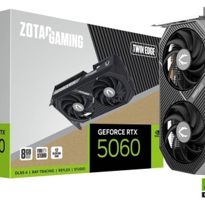 کارت گرافیک زوتک RTX 5060Twin Edge ظرفیت 8 گیگابایت GDDR7 (جعبه باز )
