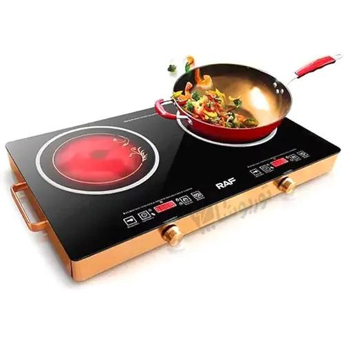 اجاق برقی   رو میزی 2شعله ر اف 2شعله R.8088
