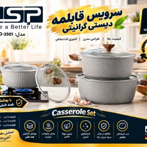 ظروف چدن دی اس پیDSP CA021