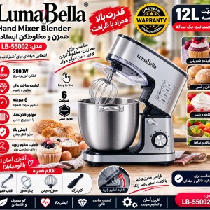 همزن کاسه دار حرفه ایی 12 لیتر 55002