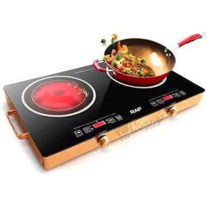 اجاق برقی   رو میزی 2شعله ر اف 2شعله R.8088