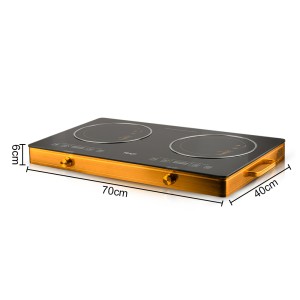 اجاق برقی   رو میزی 2شعله ر اف 2شعله 8088