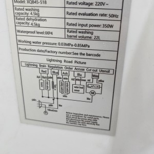 مینی واش تمام اتوماتیک 4.5 کیلویی سیلور کرست XQB45-518